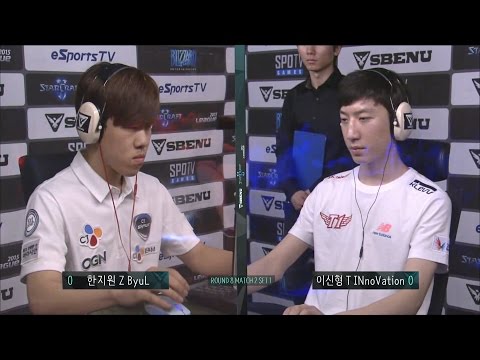 [SBENU SSL 2015] ByuL vs INnoVation RO.8  Match2 set1 -EsportsTV, Starcraft 2