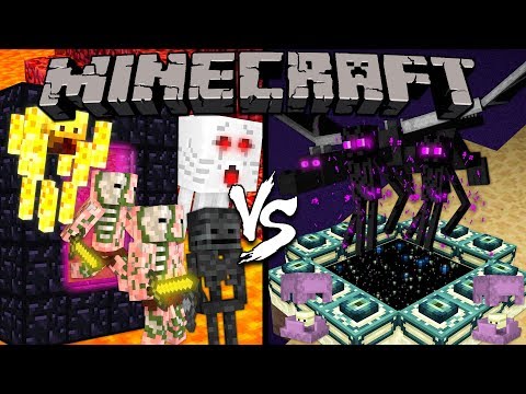 Orepros - The Nether vs. The End - Minecraft