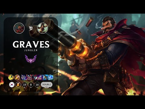 Graves Jungle vs Nidalee - KR Master Patch 12.23
