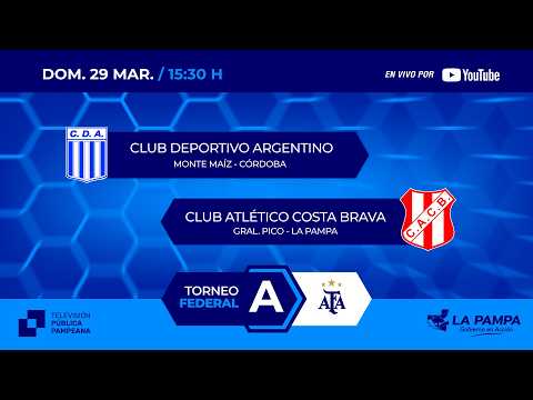 FUTBOL FEDERAL A - Club Deportivo Argentino vs Costa Brava