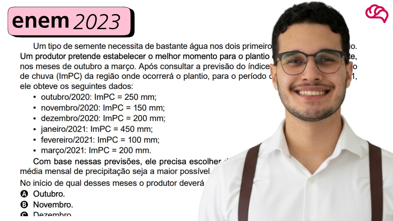 Resolução em Vídeo — Questão 180 ENEM 2023