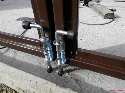 Распашные ворота. Быстрый ремонт за 2 дня.