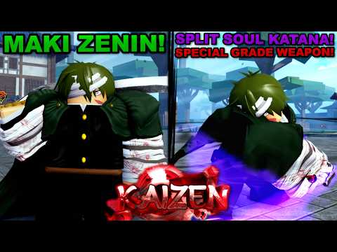 Becoming Maki Zenin (Split Soul Katana) In Roblox Kaizen... Heres What Happened!