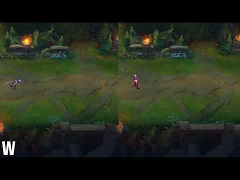 Street Demon Neeko vs Bewitching Neeko - Skin Comparison - League of Legends