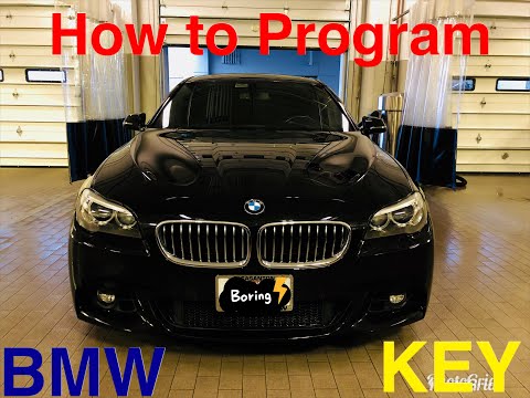 HOW TO PROGRAM A NEW OEM BMW  KEY FOB