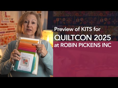 Preview of shop items for QUILTCON 2025 in Phoenix