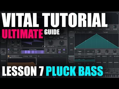 Learn Vital Synth VST - Trance Pluck Bass