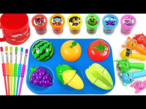 Satisfying Video DIY How To Make 6 Plastic Toys Tropical Fruits Sprunki in Blue Super FORM ASMR