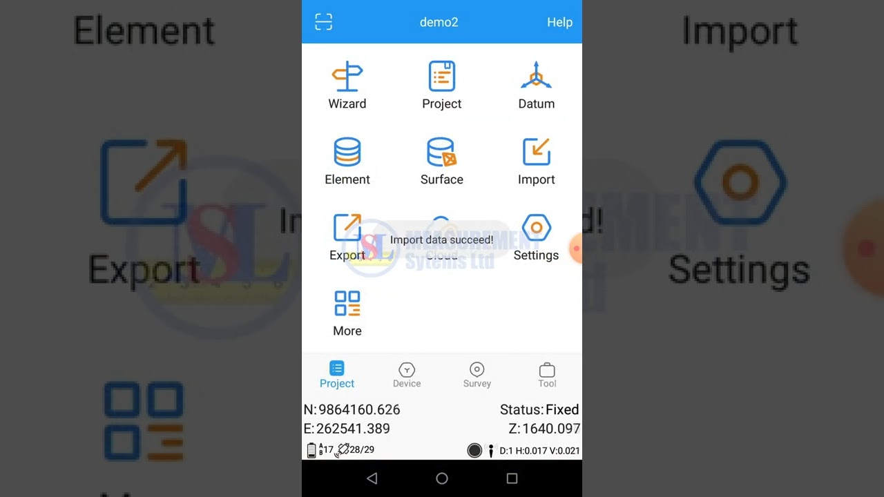 Importing Data using Survey Master