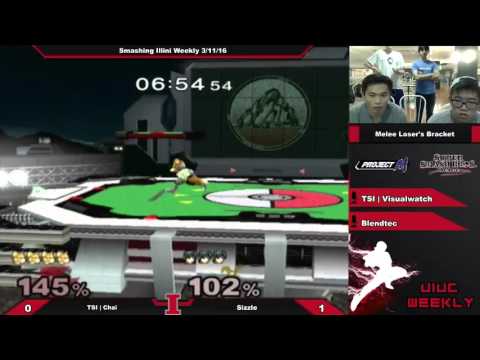[Smashing Illini Weekly] TSI | Chai (Fox) vs. Sizzle (Marth) SSBM Singles