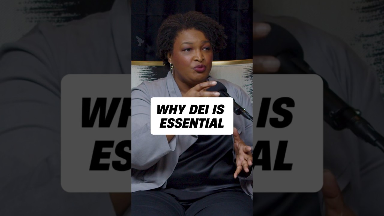 Stacey Abrams Let's Us Know Why DEI is Essential! #staceyabrams #DEI #diversityandinclusion #equity