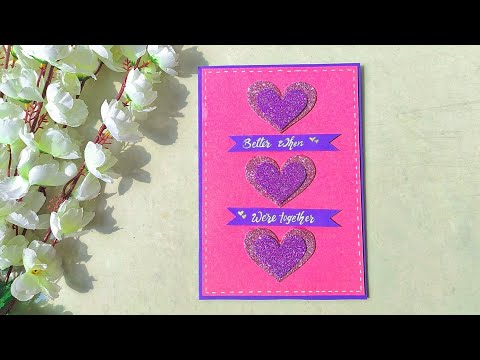 DIY birthday card | Special greeting card for birthday 🥳| Long distance birthday wish for boyfriend❤