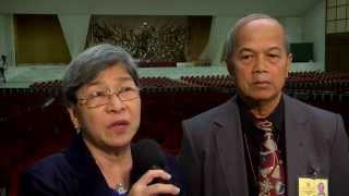 Interview with Maria Socorro and Nelson Villafania (Auditors)