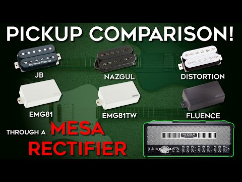 Pickup Comparison Through Mesa Rectifier (Duncan, Fishman & EMG)