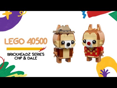 Chip & Dale | Lego Brick Headz 40550