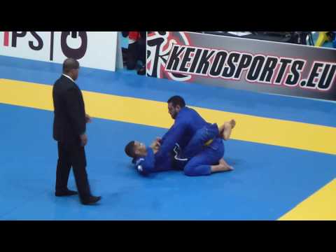 Isaque Bahiense vs Arya Esfandmaz - IBJJF European Open 2017 - Black Adult - Open