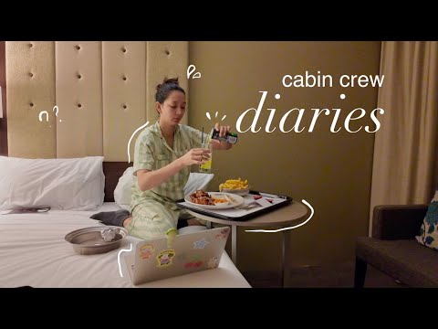 the cabin crew life: operating our longest flight, rainy days, hello manila! 🧃