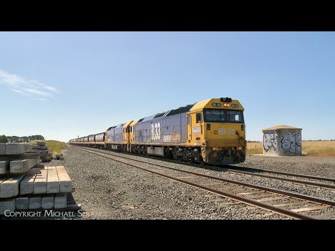 7731V Grain Train Approaching Gheringhap Loop (2/12/2022) - PoathTV Australian Railways