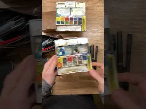 The kit I use as an urban sketcher and landscape artist. Pens, paper and paint