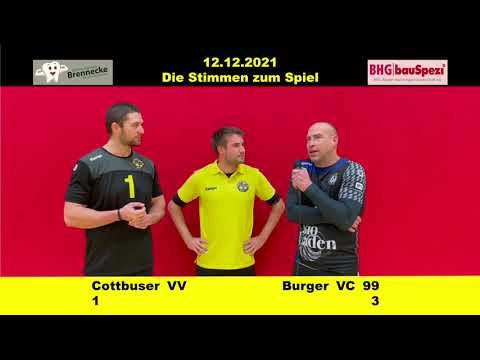 12.12.2021 Cottbuser VV - Burger VC 99