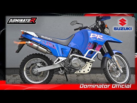 Suzuki DR 800S BIG  | Dominator Exhaust vs Stock