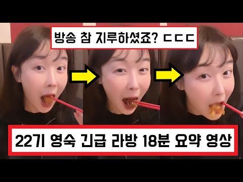 지볶행 나는솔로 22기 영숙 긴급 해명 인스타그램 라이브 18분 요약 영상 ㄷㄷ 19가지 중요포인트 / 22기 옥순 9기 옥순 죄송합니다 /