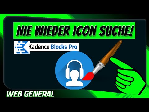 Kadence - Selbst designte Icons für WordPress erstellen