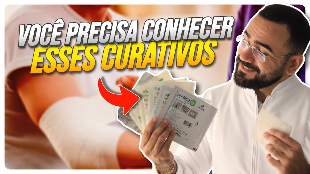 👉VOCÊ TEM OBRIGAÇÃO DE CONHECER ESSES CURATIVOS! (FERIDAS E CURATIVOS)
