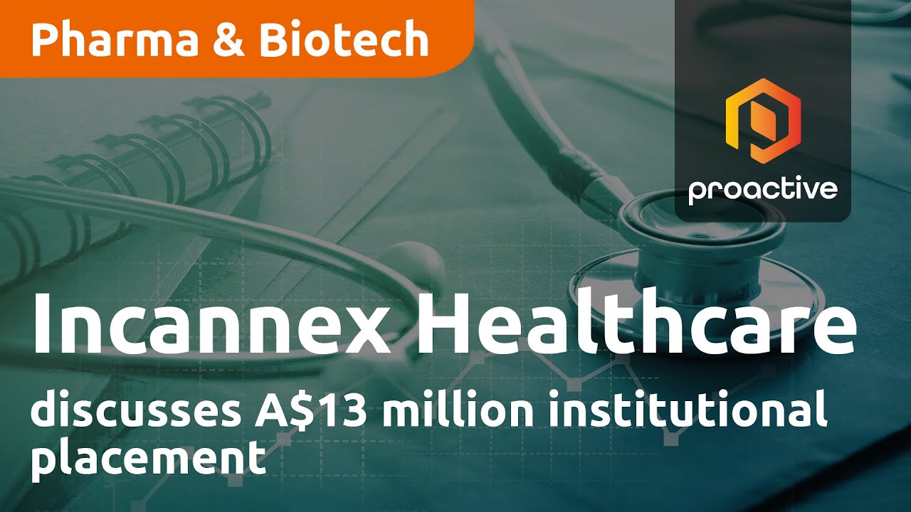 Incannex Healthcare discusses A$13 million institutional placement