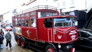 preview picture of video 'Sentinel Steam Bus in Whitby part 1'