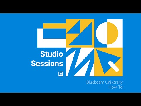Bluebeam Revu: How to Use Studio Sessions