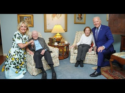 Joe and Jill Biden trolled for bizarre pic with Jimmy Carter and wife