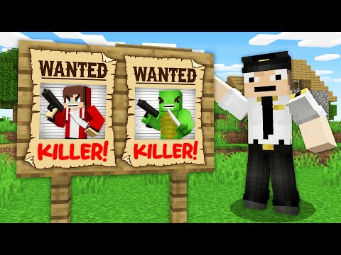 Water Bucket - Minecraft Video - JJ and MIKEY Became A WANTED KILLERS in Minecraft! - Maizen