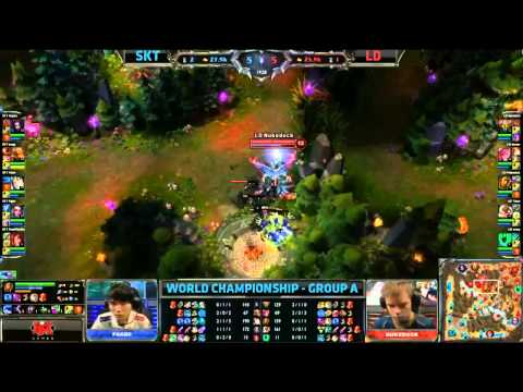 League of Legends | Season 3 World Championship SKT vs LD [HD]