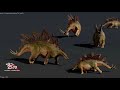 Dinos Reborn Stegosaur Basic Movement Cycle - MiniDevlog#1