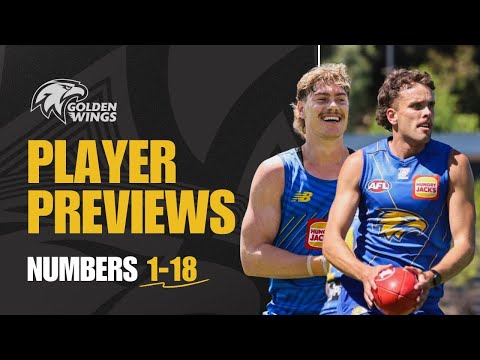 West Coast Eagles Player Profiles | Players 1-18
