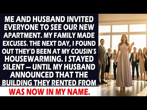 My Family Went to My Cousin’s Housewarming, Until My Husband’s Announcement Changed Everything