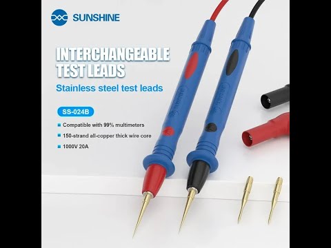 Que đo đồng hồ SUNSHINE SS-024B (kèm bộ đầu thay thế) 1000V - 20A