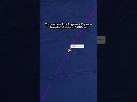 🛫 Paris to Tahiti | The Longest Domestic Flight in the World 🇫🇷✈️