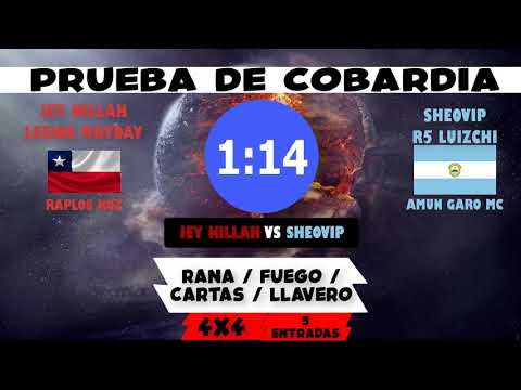 JEY KILLAH (Chile) vs. SHEOVIP (Centroamérica): Pruebas de Cobardía (1° Vuelta) - BWC 2019