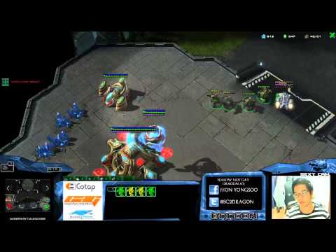 Dragon's Hellbat Drop against HasuObs - Heart of the Swarm HOTS