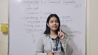 Chp 8 : Communication in a Commercial Organisation ( Part 1 ) Class 9 ICSE