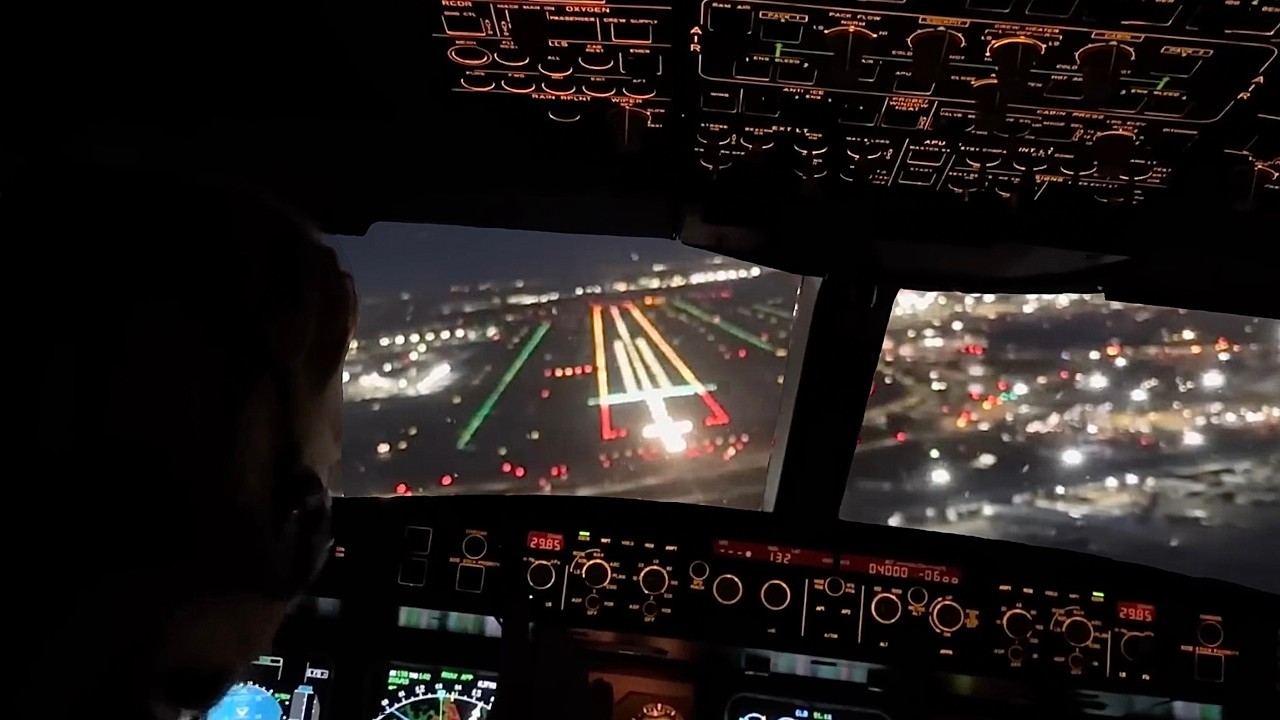 Pilot Corrects Bad Lineup By The Autopilot