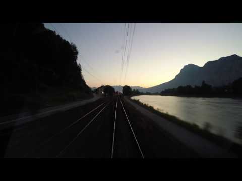 4k Führerstandsmitfahrt: In den Sonnenaufgang von Kufstein nach München Hbf