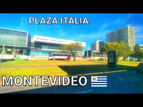 URUGUAY 🇺🇾☀️ recorrido en AUTOBÚS/desde el PARQUE RIVERA/hasta SHOPPING Tres Cruces por AV Italia.