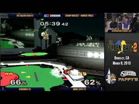 The Golden Bair #2 - Champ Bracket - Winner Finals: Shroomed (Sheik) vs MIOM|SFAT (Fox)