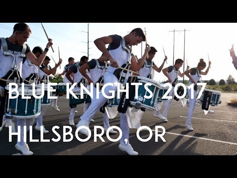 Blue Knights 2017 - Battery in the Lot - Hillsboro OR {Quality Audio} [4K]