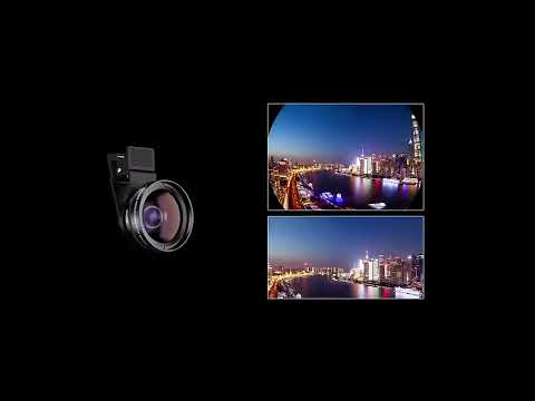 Объектив макро линза для телефона 2 в 1 / 4k HD (макролинза для телефона макро и фишай 0.45х37мм и 12.5х37мм) - фото 1 - id-p1464619045