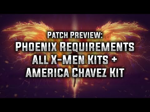Phoenix Requirements, All X-Men Kits, + America Chavez Kit - MARVEL Strike Force