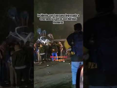 Accidente entrada Chirijuyú, Chimaltenango. #mayavision